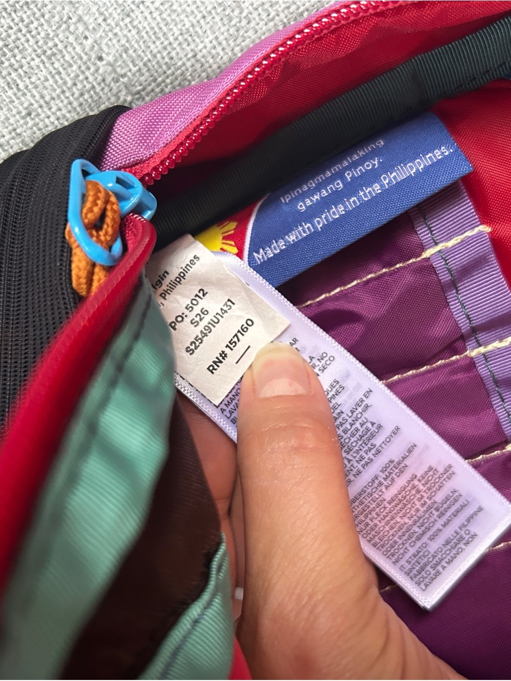 Cotopaxi Tasra 16L Del Día Backpack Multicolor Travel Pack - Picture 13 of 15